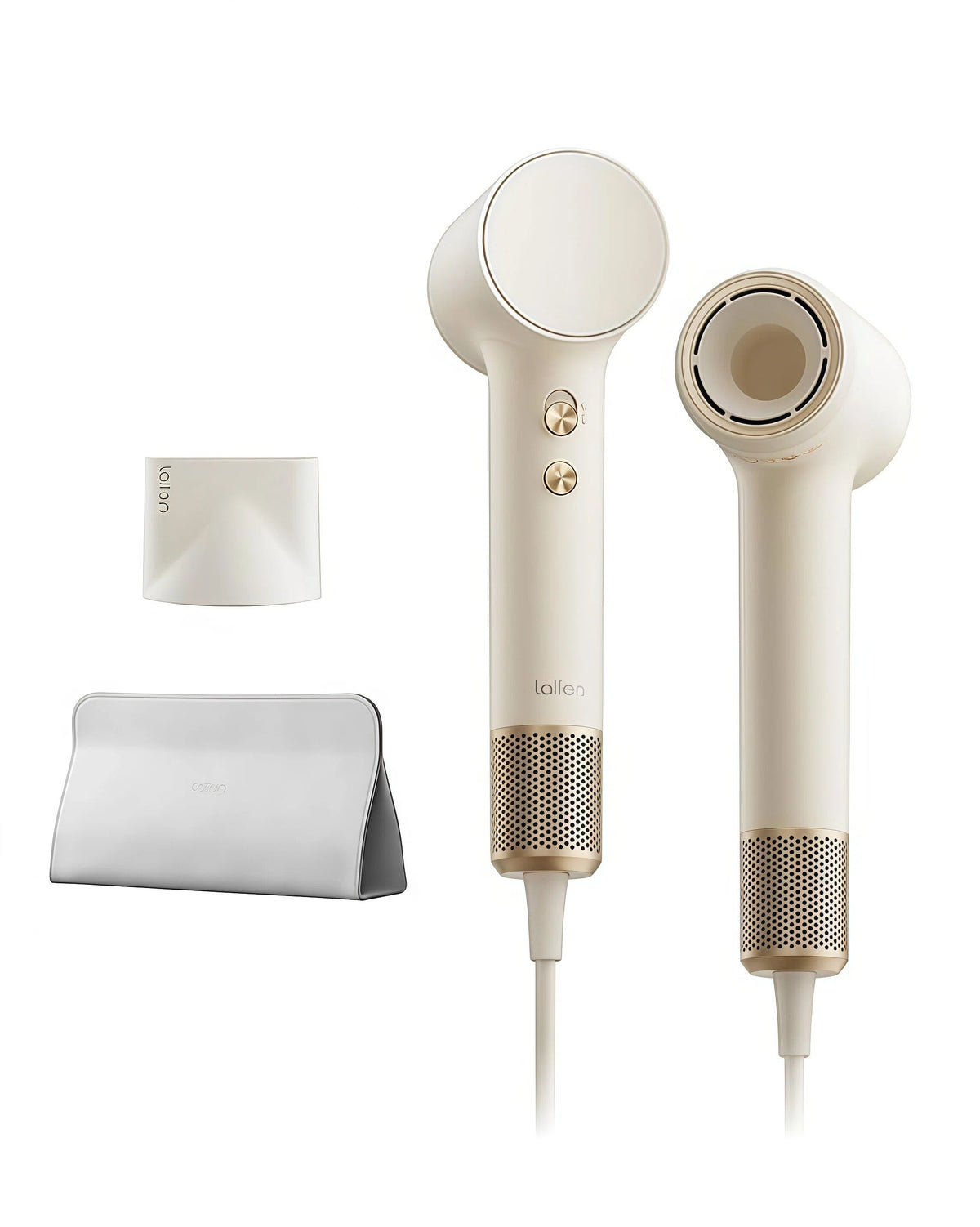 Laifen Mini Haartrockner Sandgold – Red Dot Award 2025